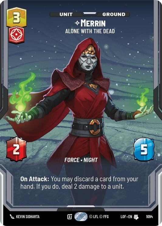 Merrin - Alone with the Dead (Prestige Foil) [Legends of the Force] 1094