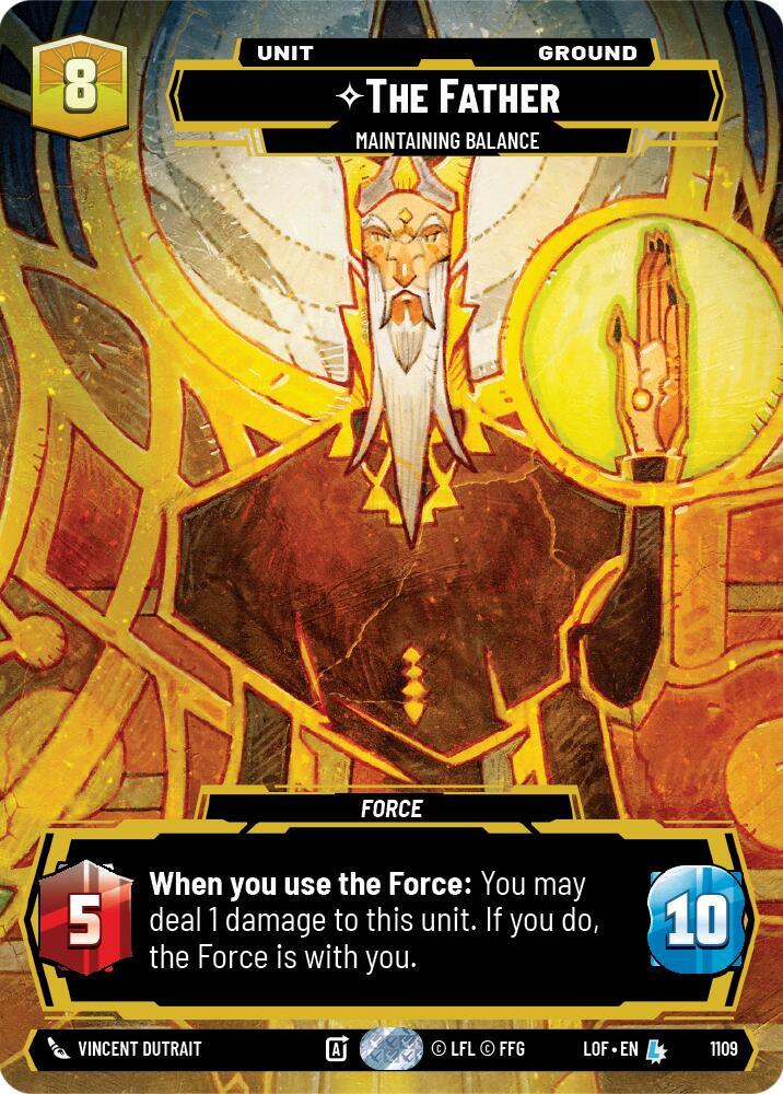 The Father - Maintaining Balance (Prestige Foil) [Legends of the Force] 1109
