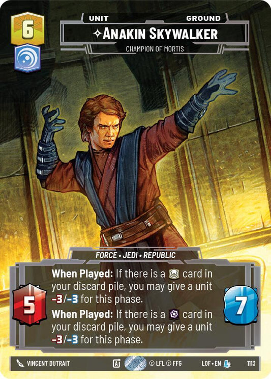 Anakin Skywalker - Champion of Mortis (Prestige Foil) [Legends of the Force] 1113