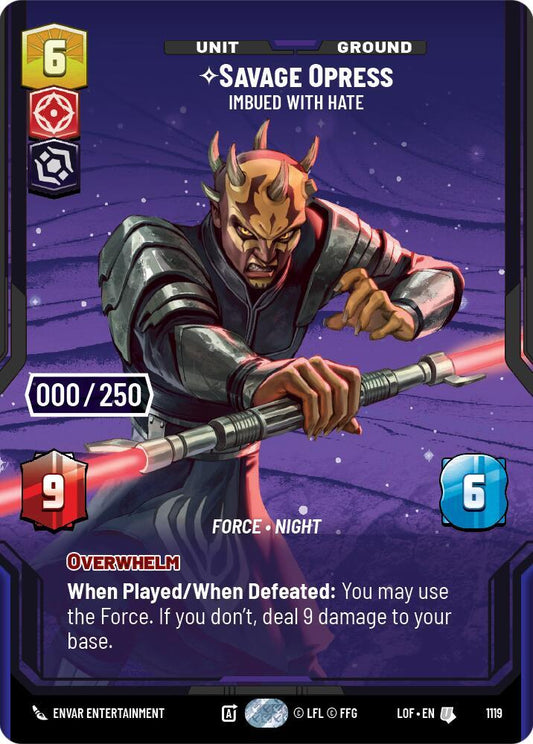 Savage Opress - Imbued With Hate (Serialized) [Legends of the Force] 1119