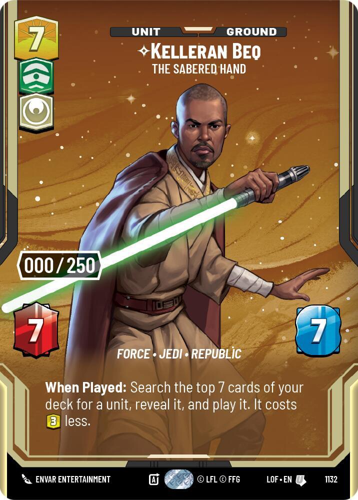 Kelleran Beq - The Sabered Hand (Serialized) [Legends of the Force] 1132