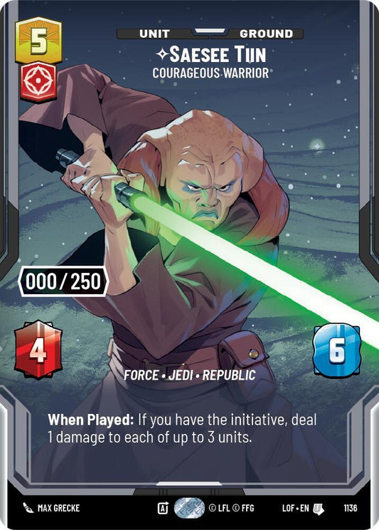 Saesee Tiin - Courageous Warrior (Serialized) [Legends of the Force] 1136