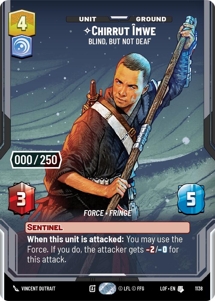 Chirrut Imwe - Blind, but not Deaf (Serialized) [Legends of the Force] 1138