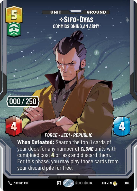Sifo-Dyas - Commissioning An Army (Serialized) [Legends of the Force] 1141