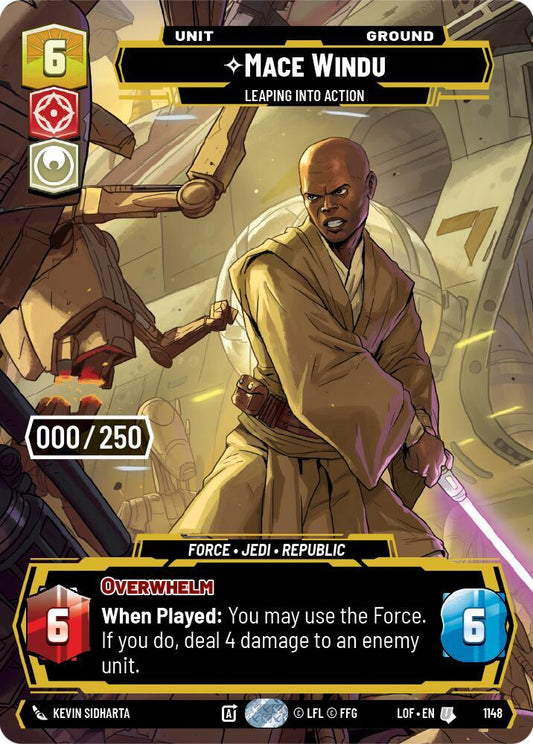 Mace Windu - Leaping into Action (Serialized) [Legends of the Force] 1148