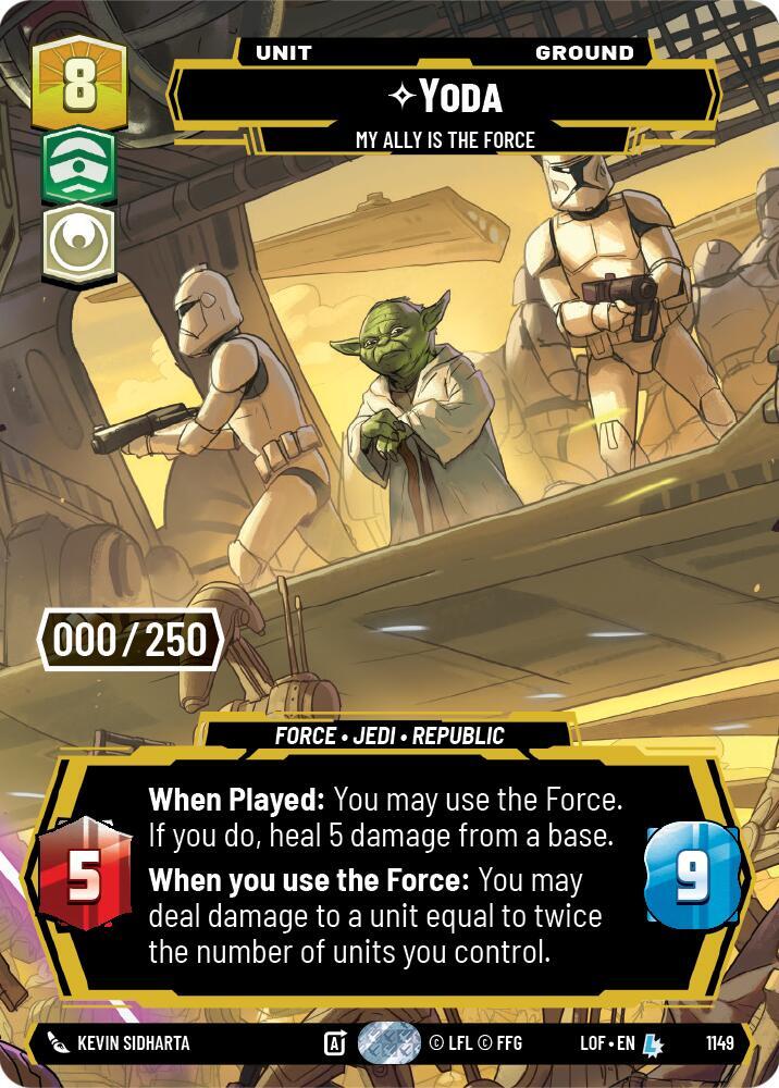 Yoda - My Ally is the Force (Serialized) [Legends of the Force] 1149