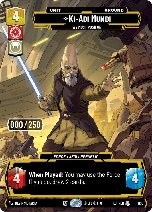 Ki-Adi-Mundi - We Must Push On (Serialized) [Legends of the Force] 1150