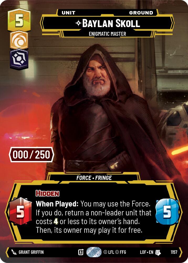 Baylan Skoll - Enigmatic Master (Serialized) [Legends of the Force] 1157