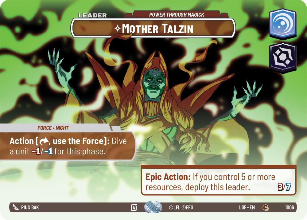 Mother Talzin - Power Through Magick (Showcase) [Legends of the Force] 1006