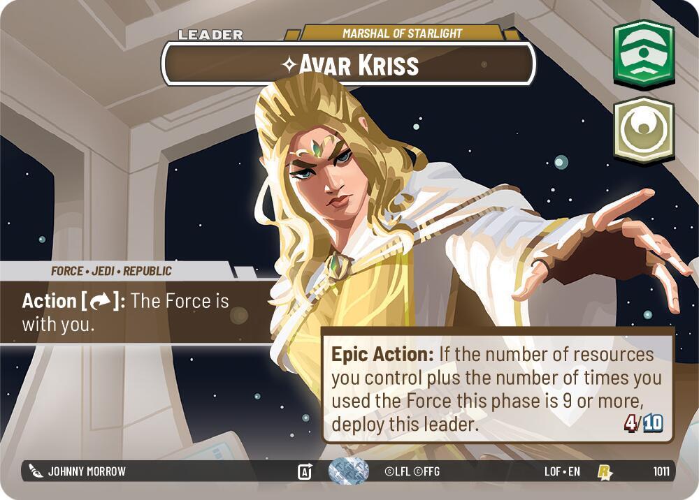 Avar Kriss - Marshal of Starlight (Showcase) [Legends of the Force] 1011