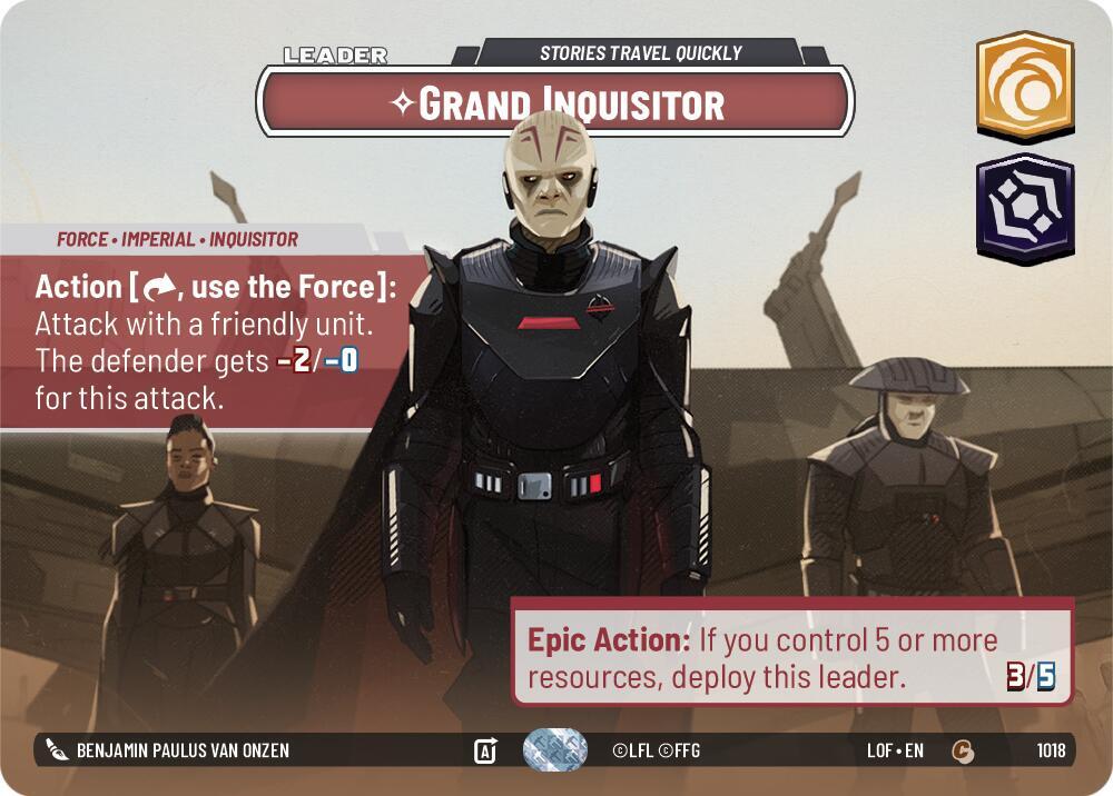 Grand Inquisitor - Stories Travel Quickly (Showcase) [Legends of the Force] 1018