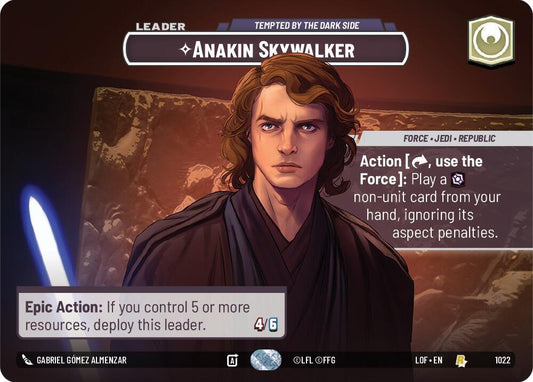Anakin Skywalker - Tempted by the Dark Side (Showcase) [Legends of the Force] 1022