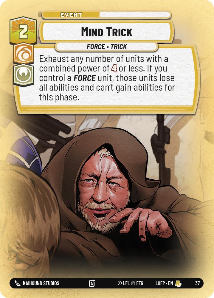 Mind Trick (Foil) [Legends of the Force: Weekly Play Promos] 37