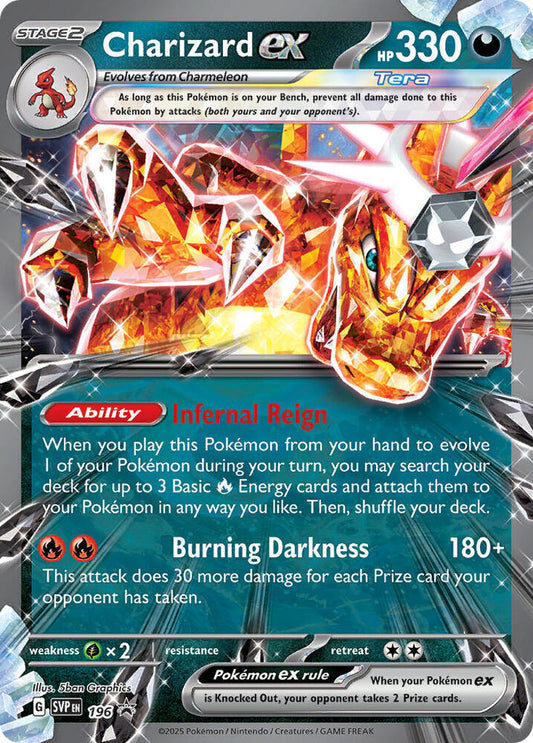 Charizard ex -196 [SV: Scarlet & Violet Promo Cards] 196