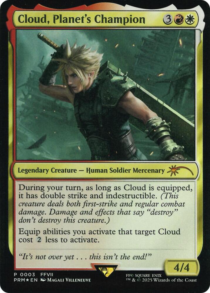 Cloud, Planet's Champion (Costco Bundle) [Unique and Miscellaneous Promos] 3