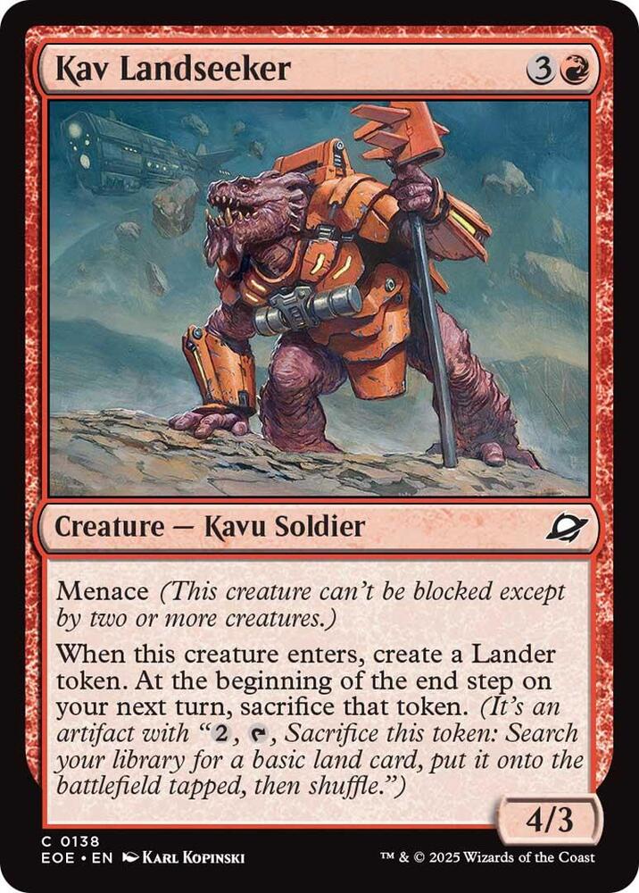 Kav Landseeker [Edge of Eternities] 138