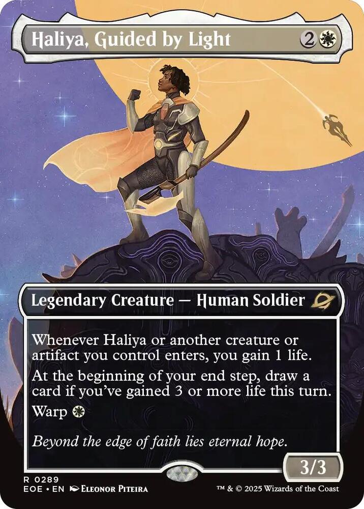 Haliya, Guided by Light (Borderless) [Edge of Eternities] 289