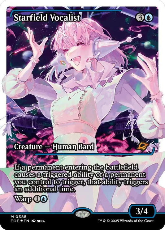 Starfield Vocalist (Showcase) (Fracture Foil) [Edge of Eternities] 385