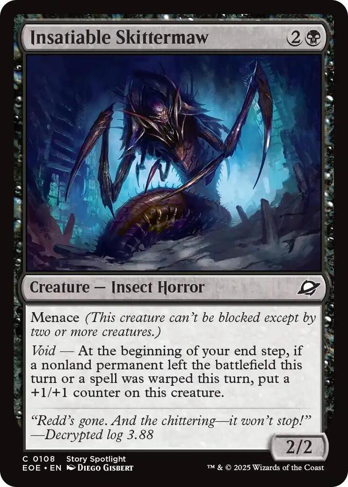 Insatiable Skittermaw [Edge of Eternities] 108