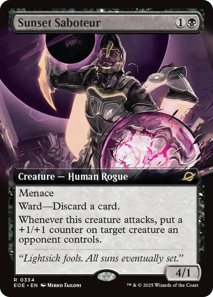 Sunset Saboteur (Extended Art) [Edge of Eternities] 334