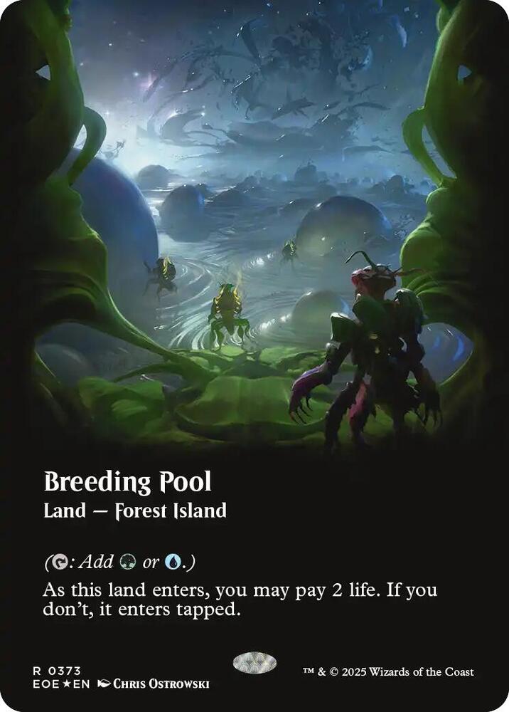 Breeding Pool (Borderless) (Galaxy Foil) [Edge of Eternities] 373