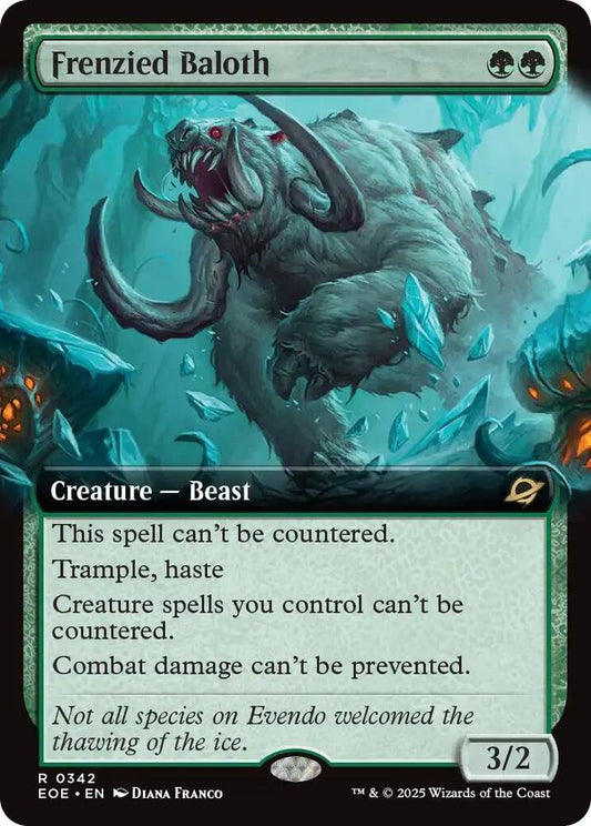 Frenzied Baloth (Extended Art) [Edge of Eternities] 342