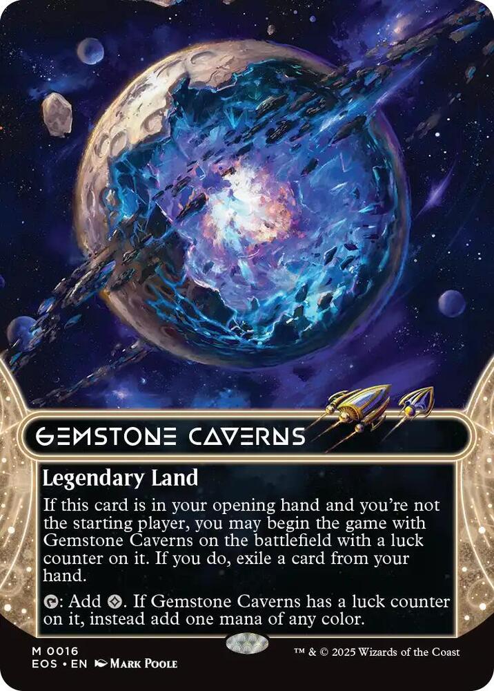 Gemstone Caverns (0016) (Borderless) [Edge of Eternities: Stellar Sights] 16