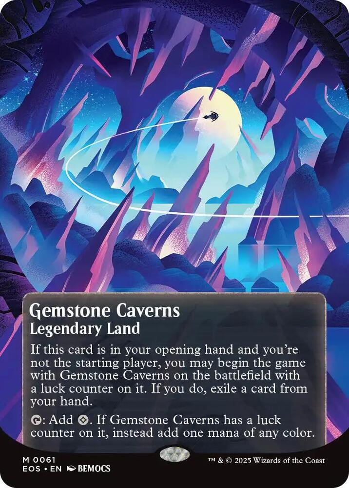 Gemstone Caverns (0061) (Borderless) [Edge of Eternities: Stellar Sights] 61