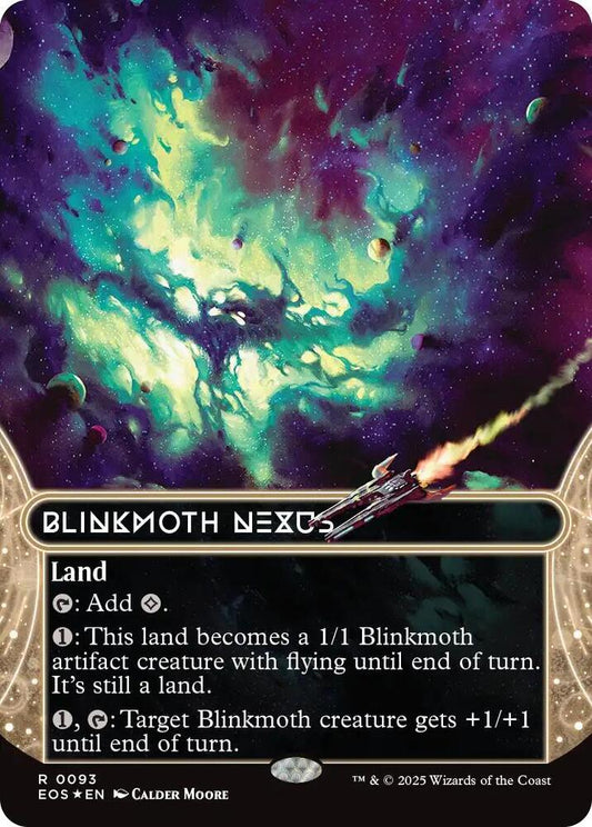 Blinkmoth Nexus (0093) (Borderless) (Galaxy Foil) [Edge of Eternities: Stellar Sights] 93