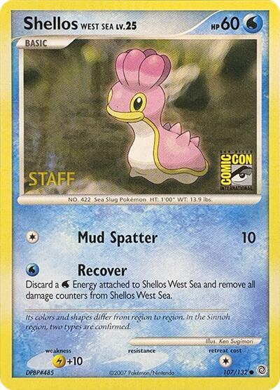 Shellos West Sea (SDCC 2007 Staff) [Miscellaneous Cards & Products] 107/132
