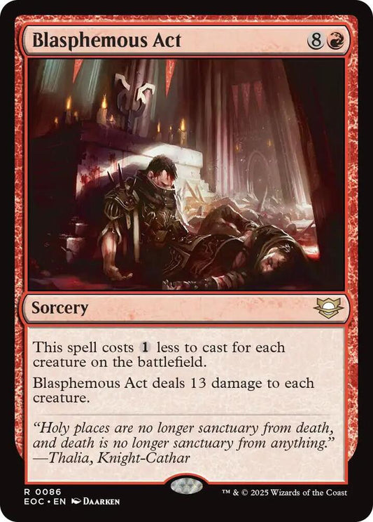 Blasphemous Act [Commander: Edge of Eternities] 86