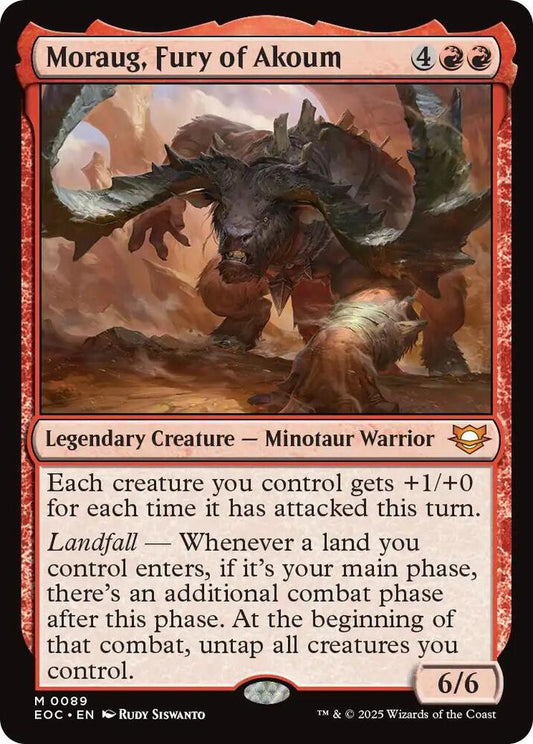 Moraug, Fury of Akoum [Commander: Edge of Eternities] 89