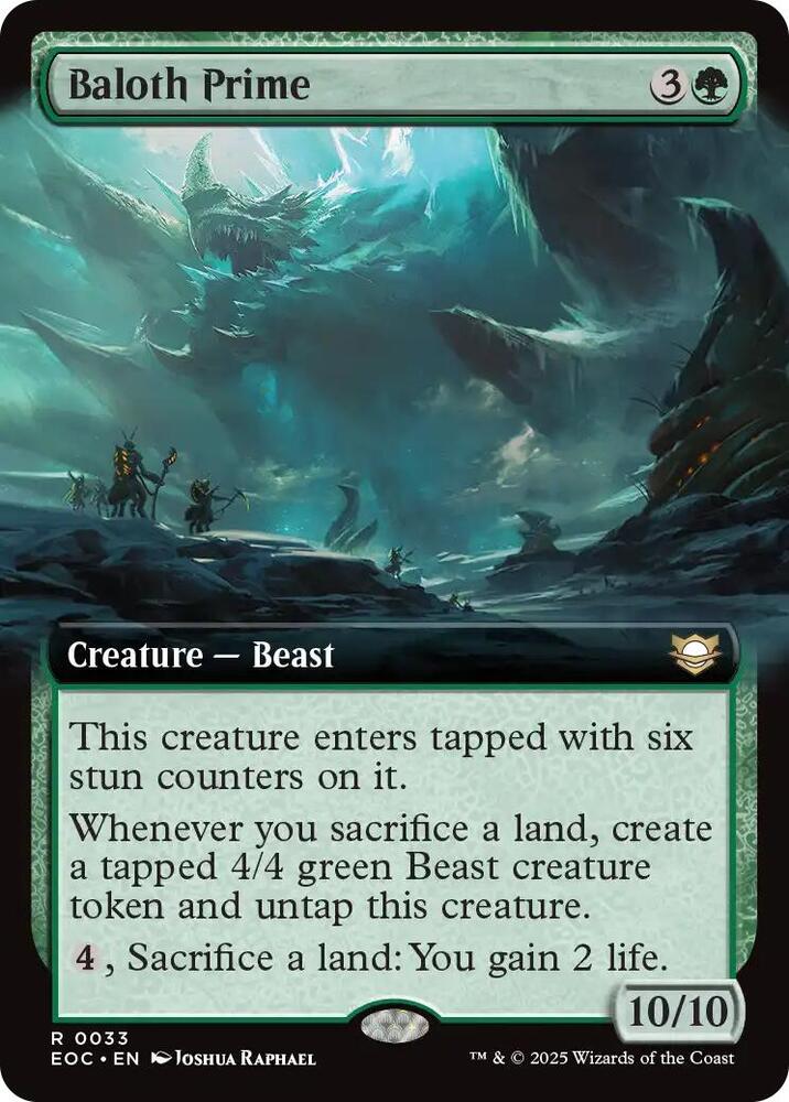 Baloth Prime (Extended Art) [Commander: Edge of Eternities] 33