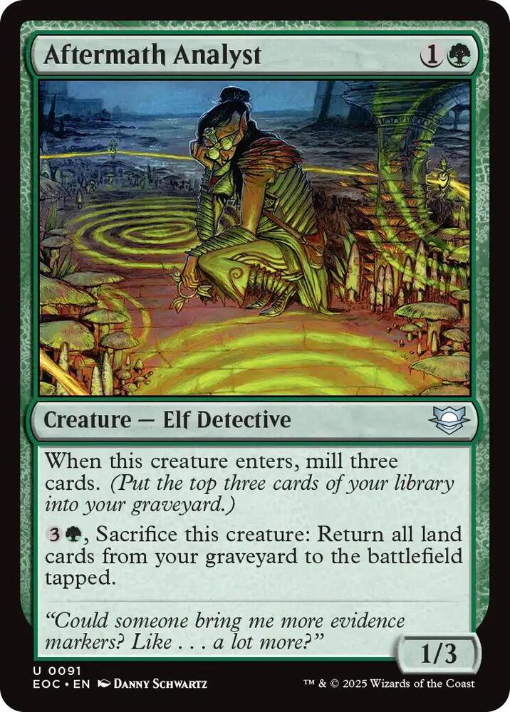 Aftermath Analyst [Commander: Edge of Eternities] 91