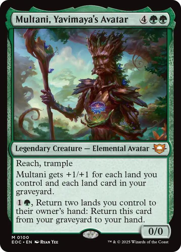 Multani, Yavimaya's Avatar [Commander: Edge of Eternities] 100
