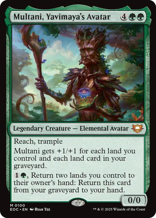 Multani, Yavimaya's Avatar [Commander: Edge of Eternities] 100