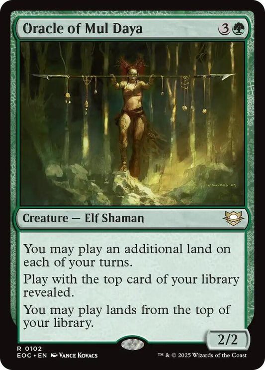 Oracle of Mul Daya [Commander: Edge of Eternities] 102
