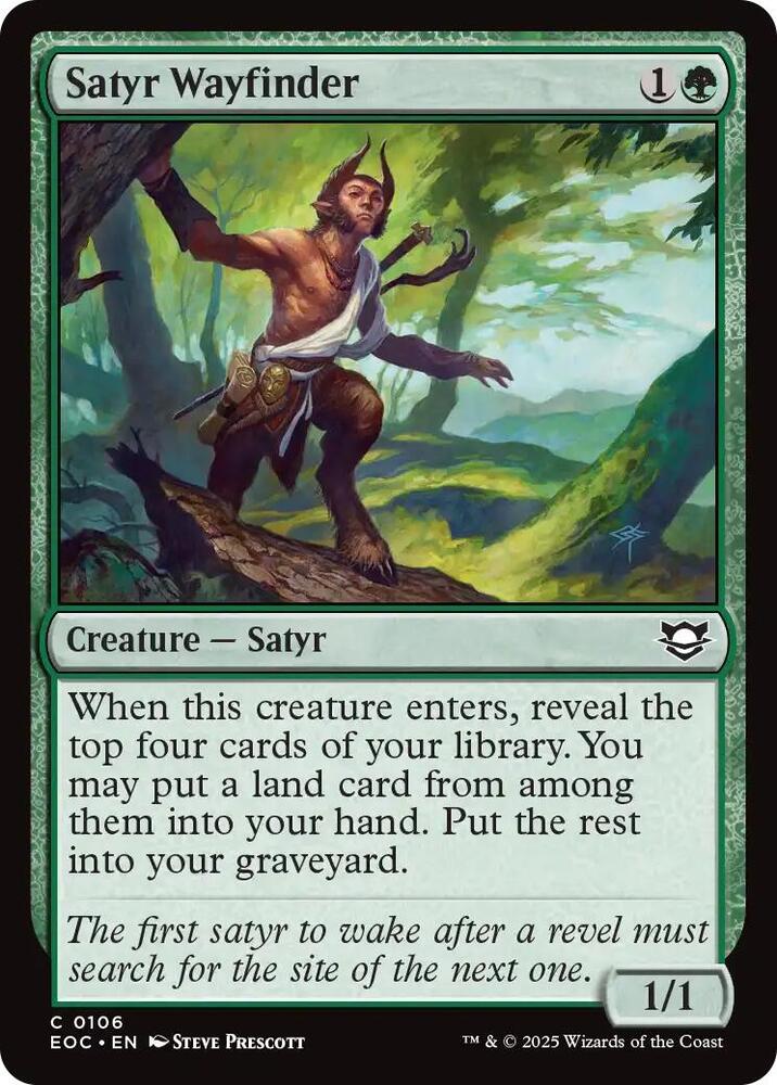 Satyr Wayfinder [Commander: Edge of Eternities] 106