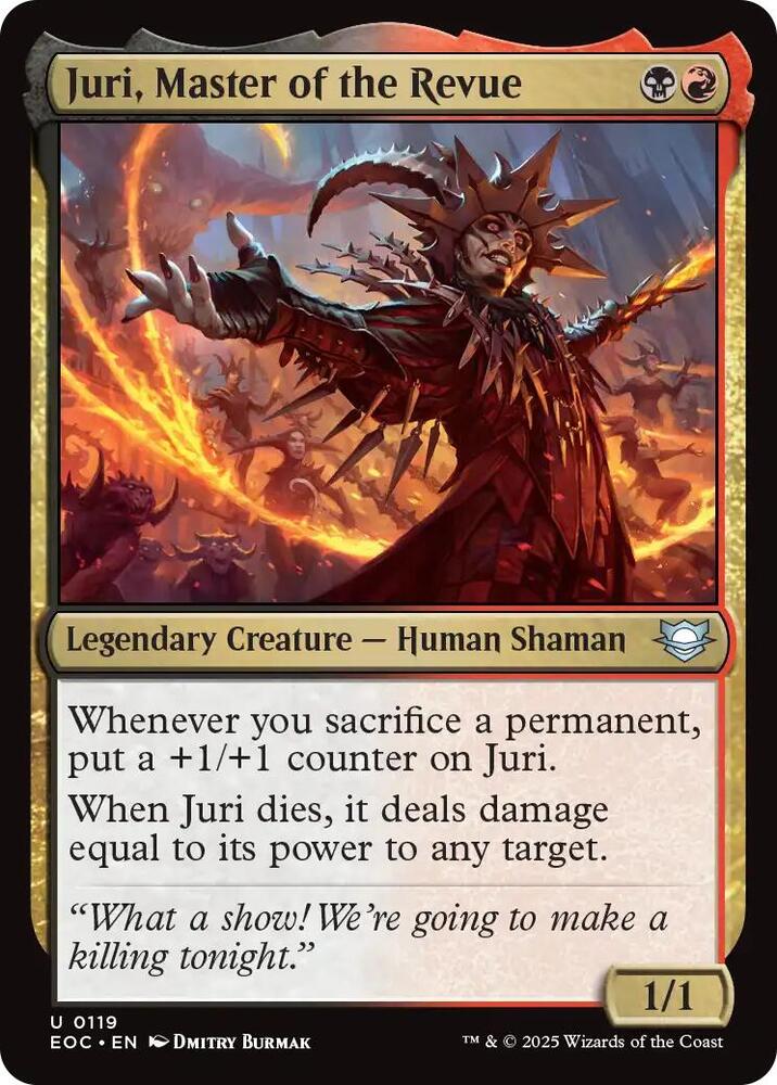 Juri, Master of the Revue [Commander: Edge of Eternities] 119