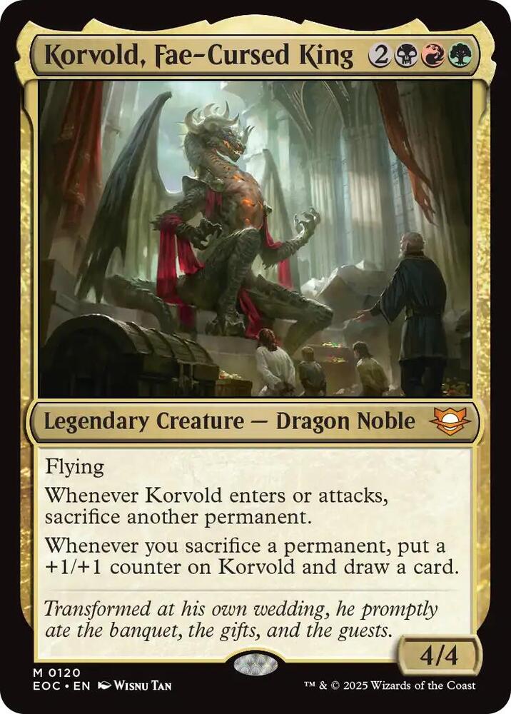 Korvold, Fae-Cursed King [Commander: Edge of Eternities] 120
