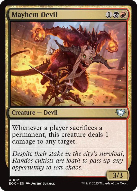Mayhem Devil [Commander: Edge of Eternities] 121