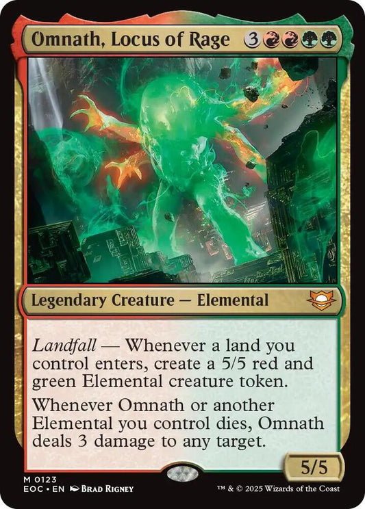Omnath, Locus of Rage [Commander: Edge of Eternities] 123