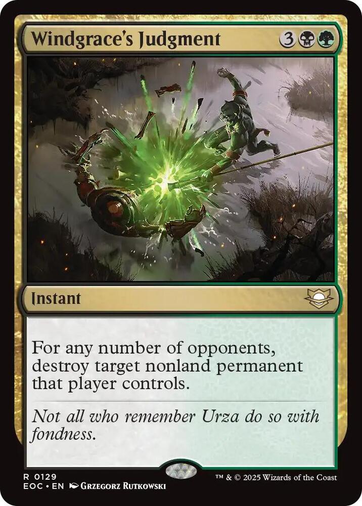 Windgrace's Judgment [Commander: Edge of Eternities] 129