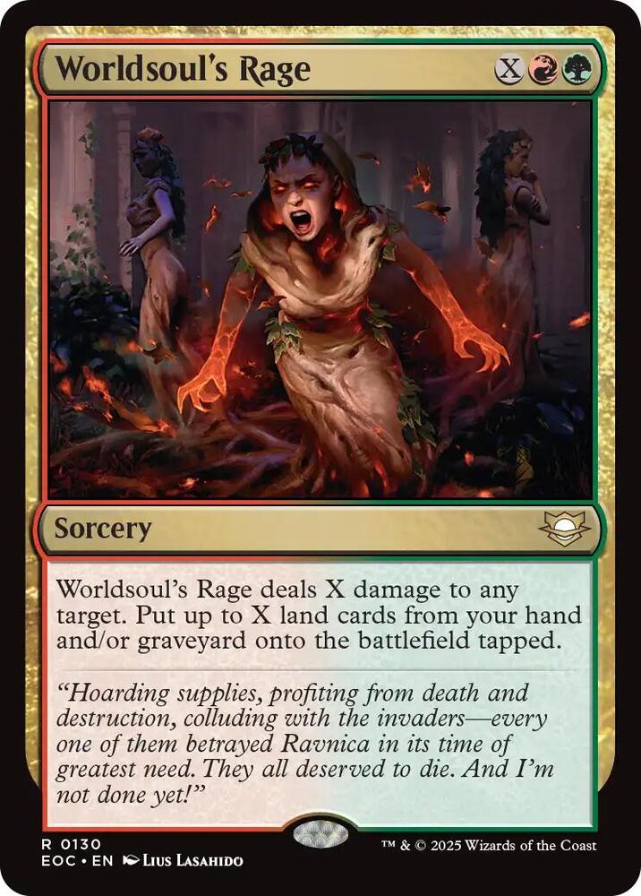 Worldsoul's Rage [Commander: Edge of Eternities] 130