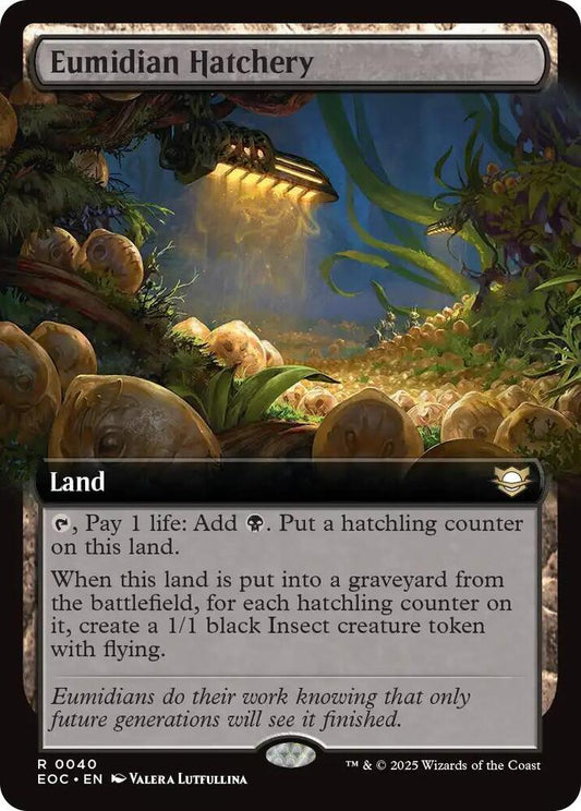 Eumidian Hatchery (Extended Art) [Commander: Edge of Eternities] 40