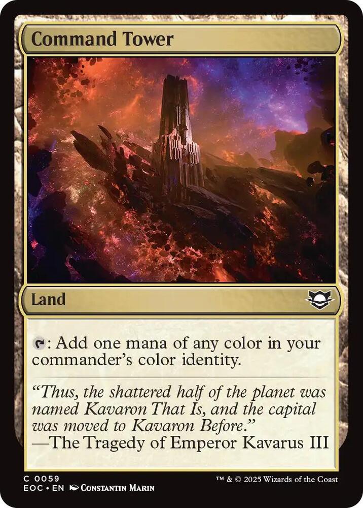 Command Tower [Commander: Edge of Eternities] 59