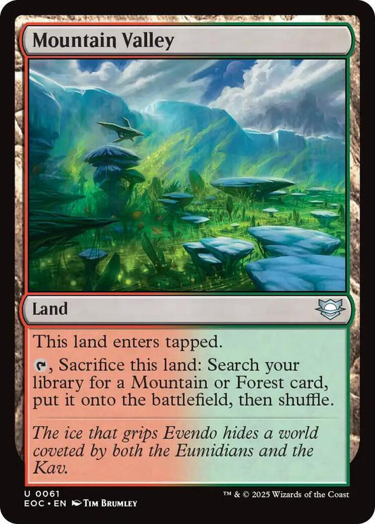 Mountain Valley [Commander: Edge of Eternities] 61