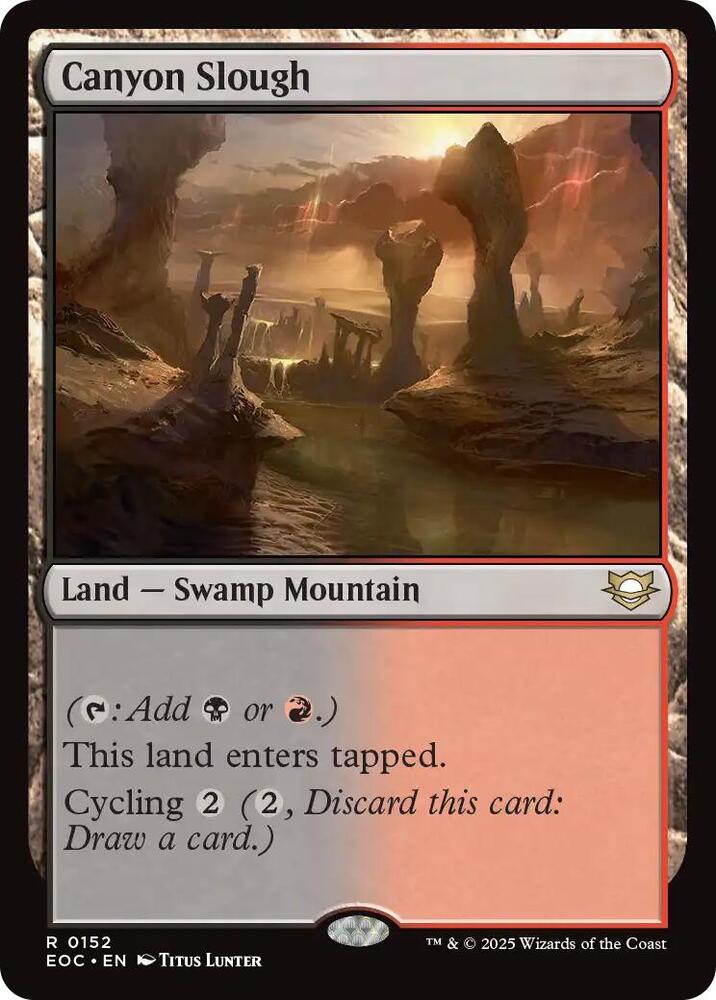 Canyon Slough [Commander: Edge of Eternities] 152