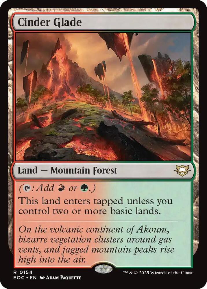 Cinder Glade [Commander: Edge of Eternities] 154