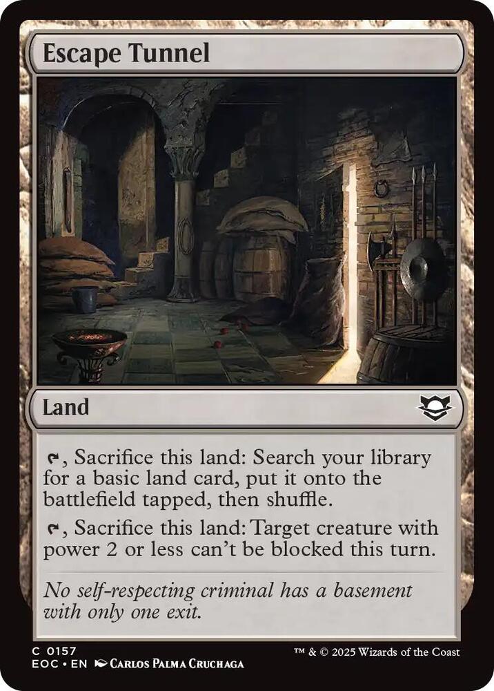 Escape Tunnel [Commander: Edge of Eternities] 157